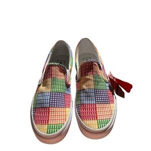 Vans Multicolor Checkered Slip-On Sneakers